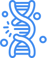 An icon of a broken DNA strand.